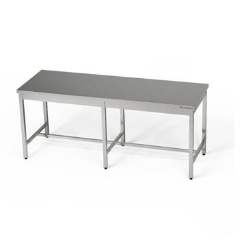 Stół roboczy centralny nierdzewny 200x80x85 cm | FORGAST