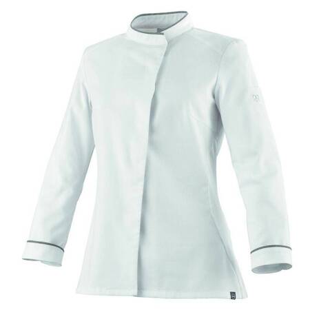 Bluza kucharska Cavane biała długi rękaw XL | ROBUR U-CV-WLS-XL