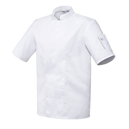 Bluza kucharska Nero biała krótki rękaw L | ROBUR U-NE-WTS-L