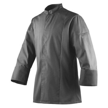 Bluza kucharska Siaka szara długi rękaw L | ROBUR U-SI-GLS-L