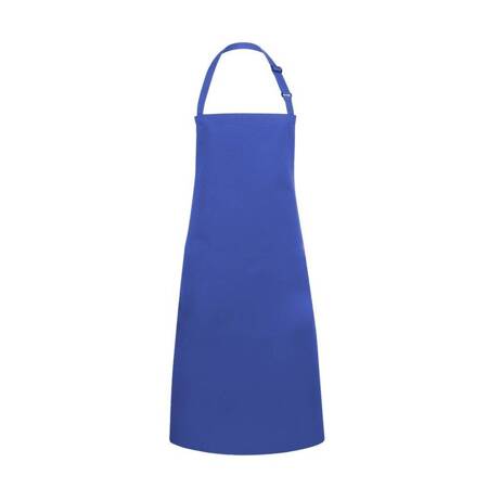 Fartuch kucharski Basic 75 x 90 cm z klamerką niebieski | KARLOWSKY BLS 4-6-Stck
