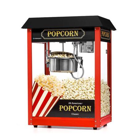 Maszyna do popcornu z czarnym daszkiem | FORGAST FG09303