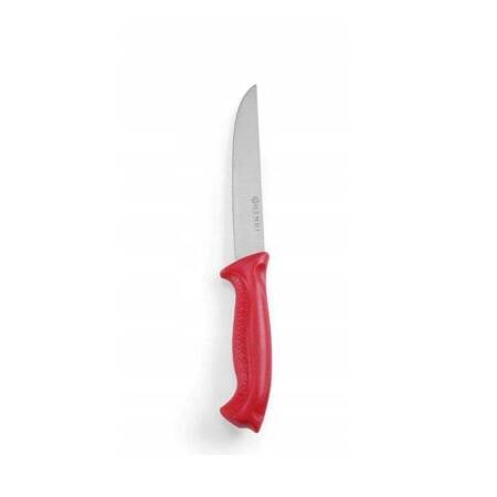 Nóż HACCP do mięsa czerwony | HENDI 842423