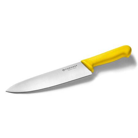 Nóż kuchenny HACCP żółty dł. 22 cm | FORGAST FG01813