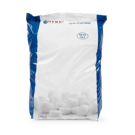 Sól do uzdatniaczy - tabletki 25 kg | HENDI 231265
