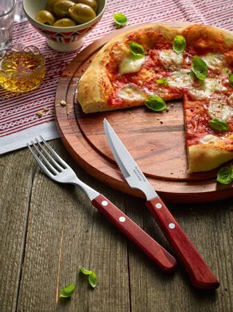 Zestaw sztućców do steków/pizzy, Hiszpańskie, 12 elementów, czerwony  | TRAMONTINA 29899-221