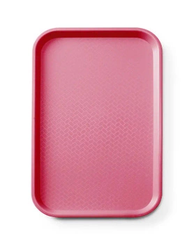 Taca fast food GN 1/1, dł. 53 cm - czerwona | AMERBOX 878545