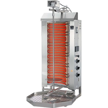 Gyros (kebab) elektryczny, 50 kg, 9 kW, 6 pól grzewczych | POTIS E-3